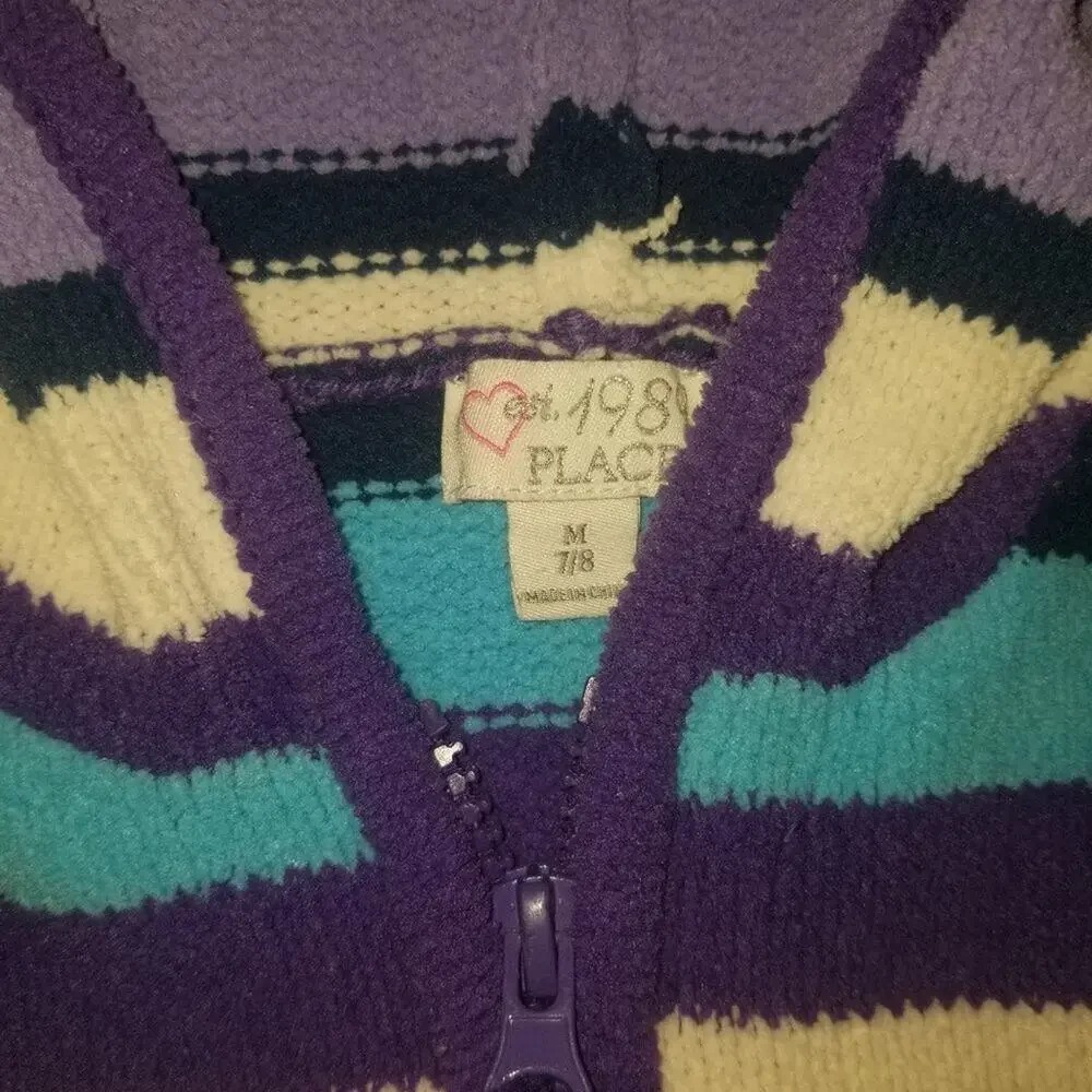Childrens Place Purple Sweater size M 7/8